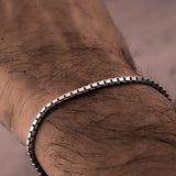 Elegant Stainless Steel Box Chain Bracelet – Classic & Timeless Jewelry for Women