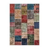 Alfombra de felpa suave y antideslizante: plegable, lavable y elegante para decorar el hogar