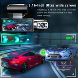 1080P Dual Lens Car Dash Cam with Night Vision & G-Sensor