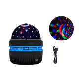 Rotating Star Projector Night Light - Galaxy Aurora LED Lamp with Remote Control