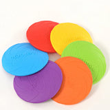 Durable Silicone Flying Disc - Chew-Resistant Dog Toy for Outdoor Play