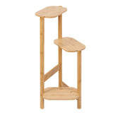 3-Tier Bamboo Plant Stand - Corner Flower Display Rack
