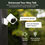 Wireless Security Camera with 2.5K QHD Resolution and Color Night Vision