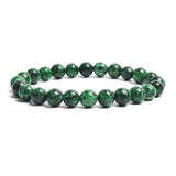 Natural Stone Beaded Bracelet with Elastic Rope for Men & Women