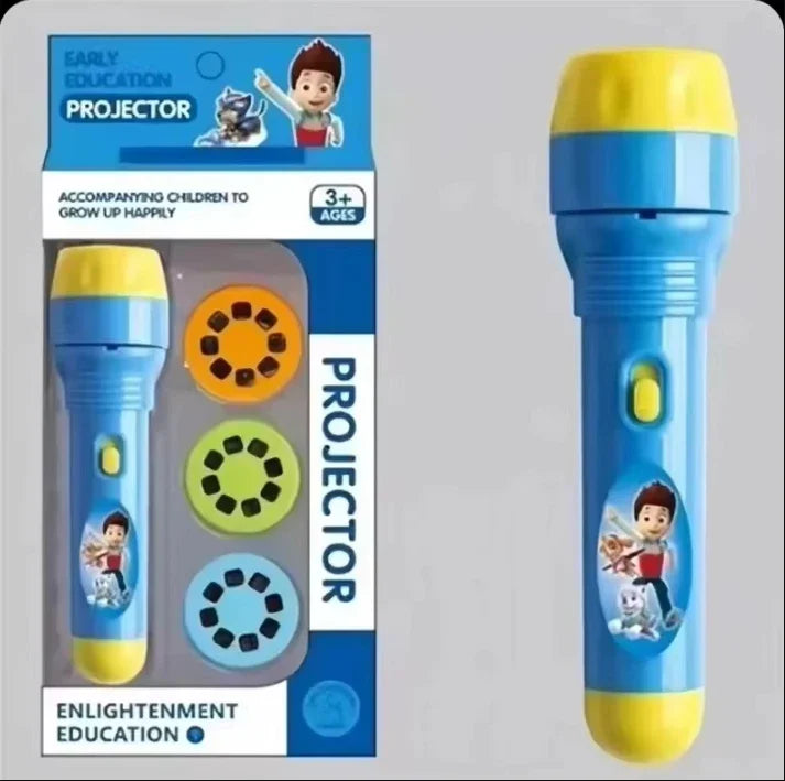PAW Patrol Flashlight Projector Toy - Interactive Torch Lamp for Kids