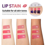 Long-Lasting Waterproof Lip Stain Gloss – Smudge-Free, Non-Transfer Color