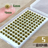 104PCS Miniature Grass & Flower Model Kit – Realistic DIY Scenery for Dioramas, Railways, and Gardens