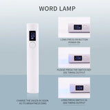 Professional Handheld UV Nail Lamp - 2W Dual Wavelength 365nm/395nm Gel Dryer