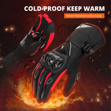 Waterproof Motorcycle Gloves - Windproof, Touchscreen & Winter Riding Protection
