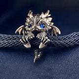 Pulsera étnica moderna con dijes de animales para amantes: cadena de cuerda ajustable, joyería elegante y versátil