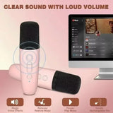 Wireless Bluetooth Karaoke Microphone with Speaker – Portable Karaoke Machine for Kids & Adults
