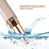 4-in-1 Electric Hair Remover for Women - Painless Facial, Bikini & Body Epilator with LED Light