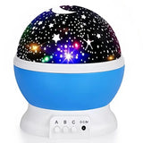 Rotating Star and Moon Night Light Projector for Kids’ Bedroom