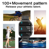 2024 Smartwatch with Bluetooth Calling, Heart Rate Monitor, and Built-In Earphones