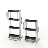 Rolling Bathroom Storage Rack – Multi-Layer Utility Cart with Wheels