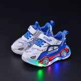 Striped Anti-Slip Casual Sneakers for Kids – Unisex Hook & Loop Shoes for Boys & Girls (Ages 4–6)