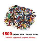 Bulk Building Blocks Set - 250g-1500g Random DIY Bricks for Creative Construction
