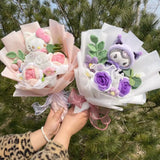 Hello Kitty Plush Bouquet - Sanrio Flower Doll Gift Set (35cm)