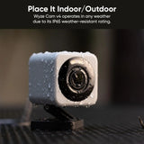Wireless Security Camera with 2.5K QHD Resolution and Color Night Vision