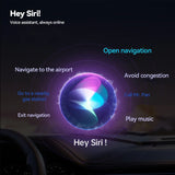 Wireless CarPlay & Android Auto Adapter with Tempered Glass Frame