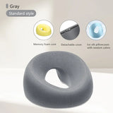 Ergonomic Face Down Memory Foam Massage Pillow – Breathable Prone Sleeping Support for Travel & Home