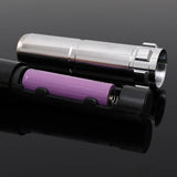RGB Metal Lightsaber - 16-Color Changing LED Laser Sword with Sound Effects