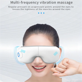 Bluetooth Eye Massager with Heat & Vibration – 5 Mode Therapy for Eye Strain & Sleep Improvement