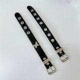 Vintage Punk Star Chain Leather Bracelet – Stylish Geometric Design for Men and Women