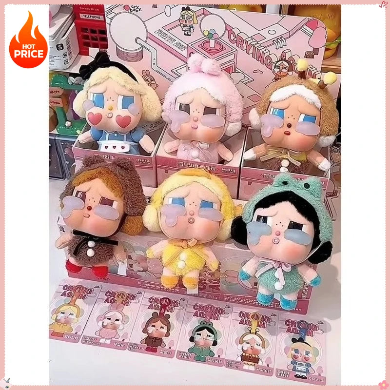 Crybaby Crying Again Series Blind Box - Cute Vinyl Doll Collectible Set