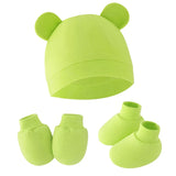 Adorable Newborn Baby Hat, Gloves & Socks Set – Perfect Gift for Infants & Photography Props