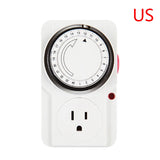 24-Hour Programmable Timer Switch - Smart Outlet for Energy Saving & Automation