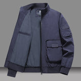 Men's Cotton Flight Jacket – Loose Fit Baseball Jacket for Spring & Autumn