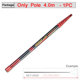 Red de pesca plegable telescópica: red de aterrizaje de fibra de carbono para pesca de carpas y en el mar