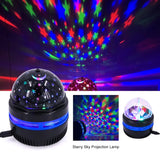 Starry Sky Projector Lamp – Rotating Galaxy Night Light with Moon & Stars for Kids & Adults