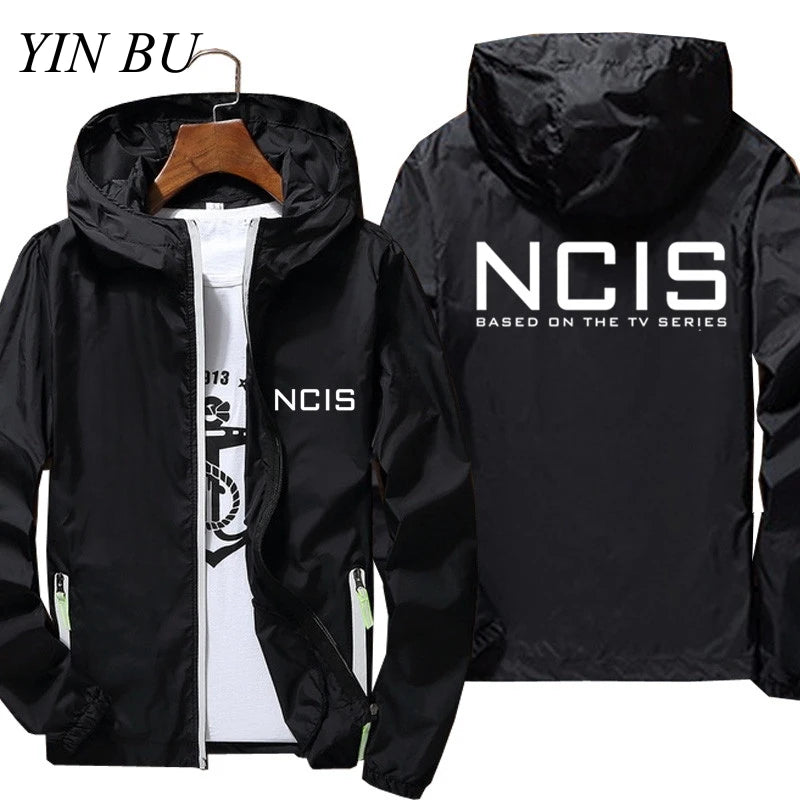 Men's NCIS Logo Windbreaker – Reflective Sunscreen Pilot Jacket