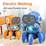 LED Dancing Octopus Robot Toy – Musical, Interactive, and Light-Up Kids’ Gift
