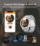 Reloj inteligente de moda con monitor de frecuencia cardíaca, rastreador de actividad y llamadas Bluetooth