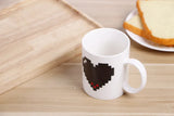 Ceramic Mug – Peach Heart Design, Perfect Valentine’s Gift