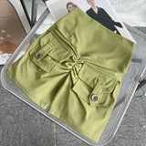 Women's High Waist Yoga Shorts with Pockets - Quick-Drying Gym & Running Shorts