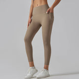 Seamless High-Waist Booty-Lifting Leggings for Women – Stretchy Nylon Tummy Control Pants