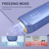 3-in-1 IPL Laser Hair Removal Device with Cooling & Skin Rejuvenation – Permanent Hair Remover for Women & Men