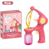 Electric Bubble Gun for Kids - Automatic Bubble Blower Machine for Outdoor Parties