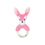 Plush Elephant Baby Rattle Toy – Soft Teether & Musical Hand Bell for Newborns