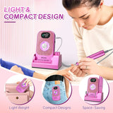 Rechargeable 40000RPM Electric Nail Drill Machine for Acrylic and Gel Nails
