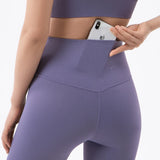 Women's High Waist Yoga Leggings with Pockets - Tummy Control Workout Pants for Gym & Running