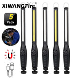 Luz de trabajo magnética ultrabrillante: linterna LED recargable por USB para reparación de automóviles, acampada y uso de emergencia
