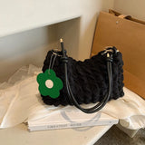Trendy Pleated Shoulder Bag – Stylish Quilted Tote for Daily Commuting