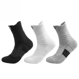 Non-Slip Breathable Basketball Socks with Cushioned Sole
