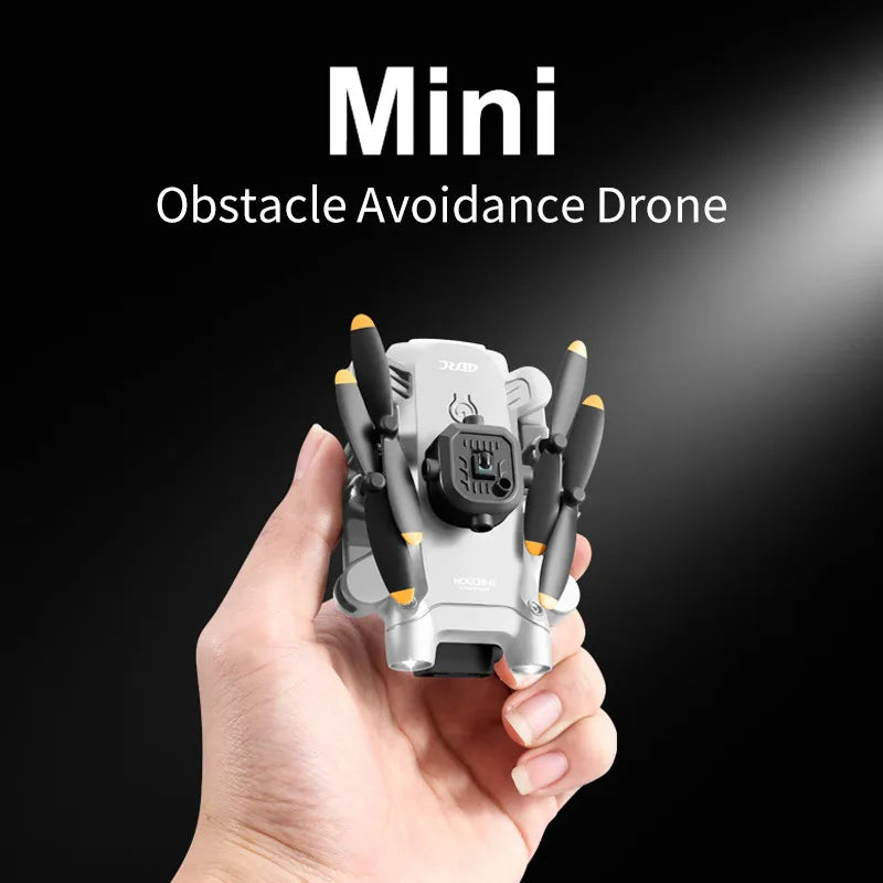 V30 Mini Drone with 4K Dual Camera – Foldable FPV RC Quadcopter with Obstacle Avoidance