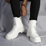 Men's British Style Desert Boots with Zip Closure – Comfortable, Stylish, and Durable Footwear